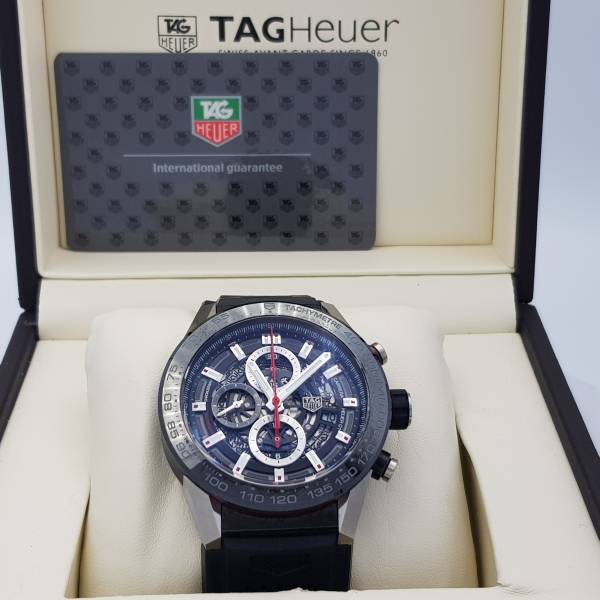 TAG Heuer Carrera Calibre HEUER 01 Mint condition Stahl Steel Diam949