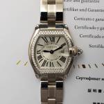 Cartier Roadster 2723 Full set Mint condition Full gold Factory Diamond Diam1449