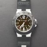 Bulgari Diagono 38mm Good Condition Alluminio Diam1497
