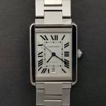 Cartier Tank Solo Xl Very Good condition stahl steel 34Fr2c