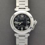 Cartier Pasha 2324 35mm Very Good condition stahl steel 60Aef2