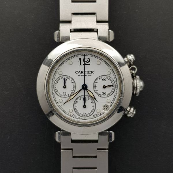 Cartier Pasha 2324 Good Condition Sthal Stell 20247aef3
