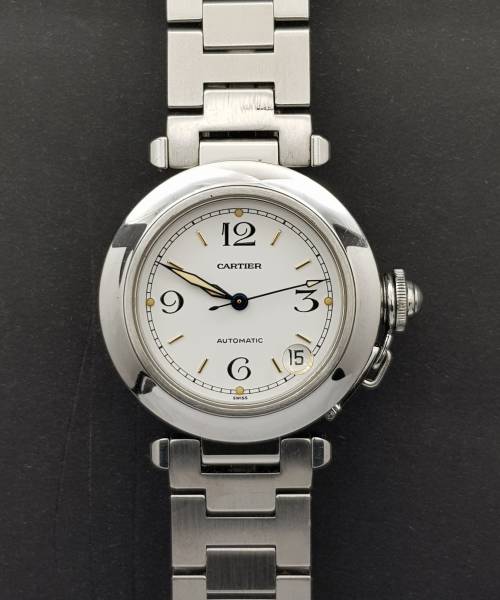 Cartier Pasha 2324 Good Condition Sthal Stell 20746aef