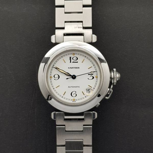 Cartier Pasha 2324 Good Condition Sthal Stell 20746aef
