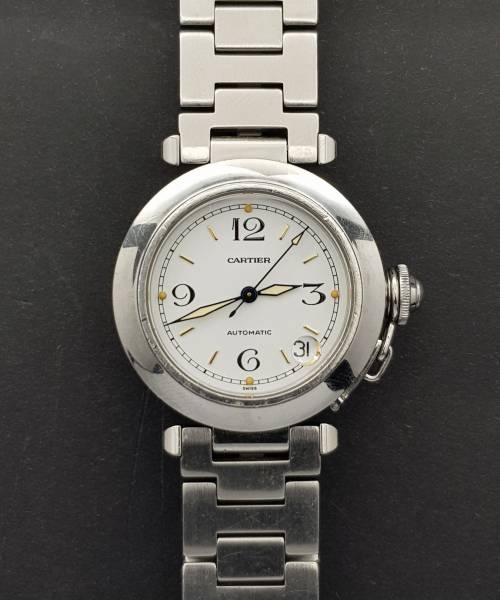 Cartier Pasha 2324 Good Condition Sthal Stell 20767aef3