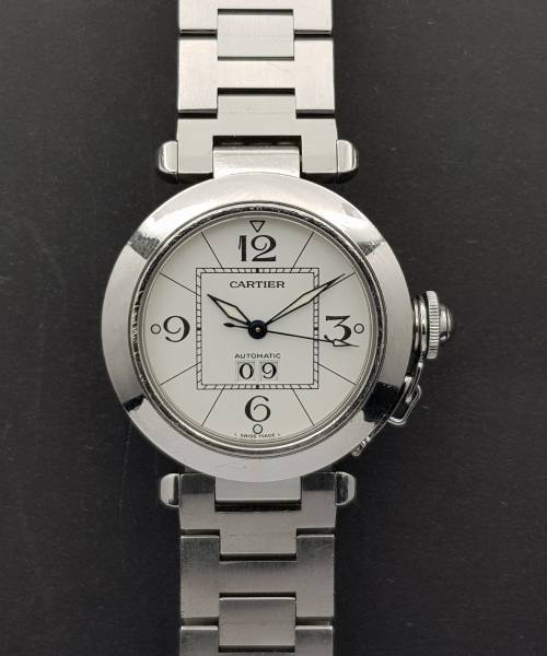 Cartier Pasha 2475 Good Condition Sthal Stell 20149aef3