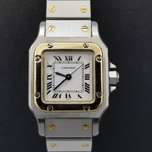 Cartier Santos Lady steel & Goold Very Good Condition 20655aef32354