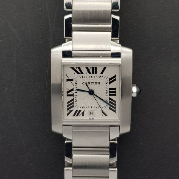 Cartier Tank Francaise 2302 Very Good Condition Sthall Stell 20136aef3