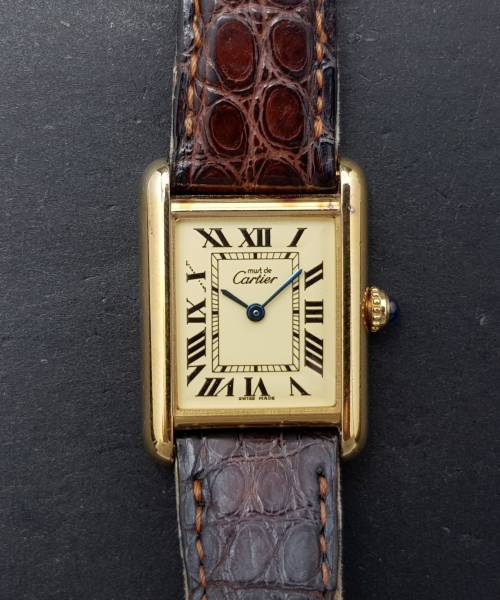 Cartier Tank Must 2415 22mm Very Good condition stahl steel 20651Aef3