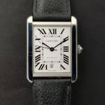 Cartier Tank Solo Xl 3515 31mm Very Good condition Stahl Steel 75Fr3
