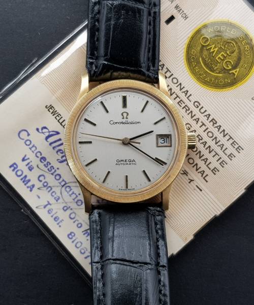 Omega Constellation Gold 34mm Full Gold 18k full Set diam1605