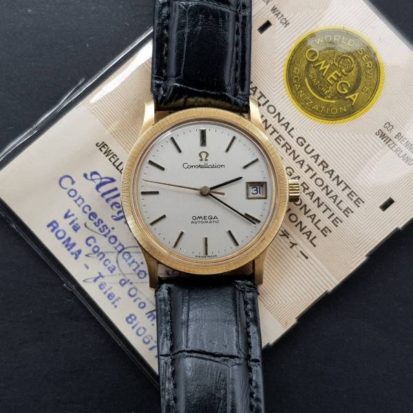 Omega Constellation Gold 34mm Full Gold 18k full Set diam1605