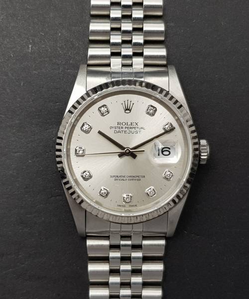 Rolex Datejust 36mm 16234 Dial big diamond Very Good condition stahl steel 20122Aef3