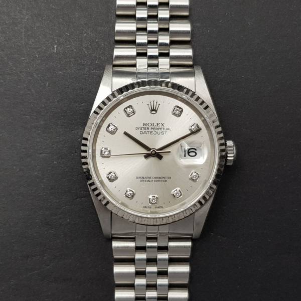 Rolex Datejust 36mm 16234 Dial big diamond Very Good condition stahl steel 20122Aef3