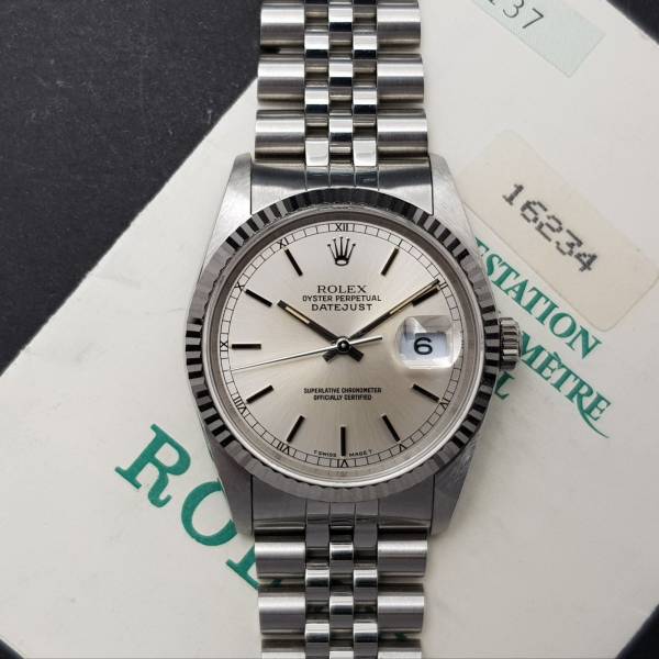 Rolex Datejust 36mm 16234 Full set Never Polish Mint condition Stahl Steel 20272Aef2