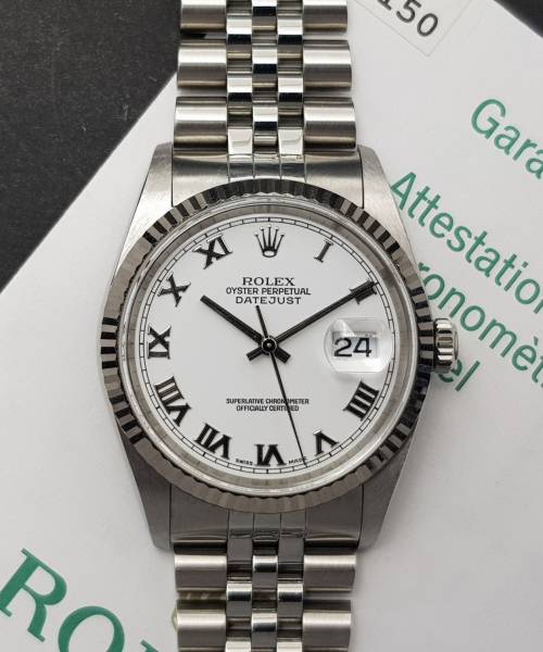 Rolex Datejust 36mm 16234 No hole With paper Very Good condition stahl steel 14377Fr4