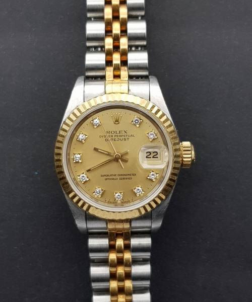 Rolex Lady-Datejust 26mm Never Polish Good Condition Steel & Gold 20680aef3