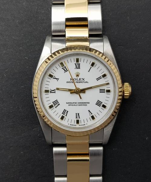 Rolex Oyster Perpetual 31mm 67513 Good condition steel and gold Diam1591