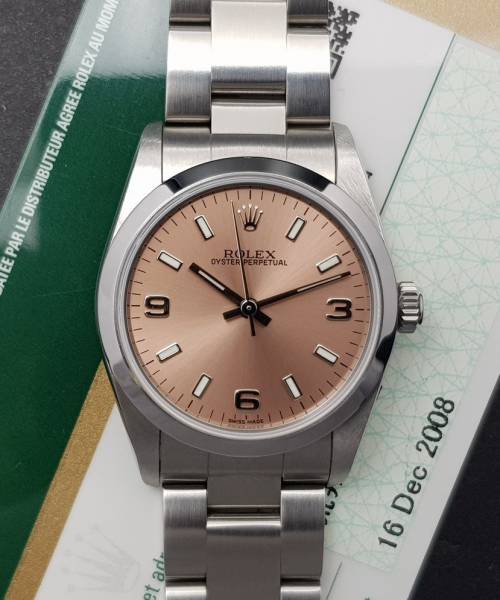 Rolex Oyster Perpetual 31mm With Card Ser.Z Nos Like New Stahl steel 20921Fr4