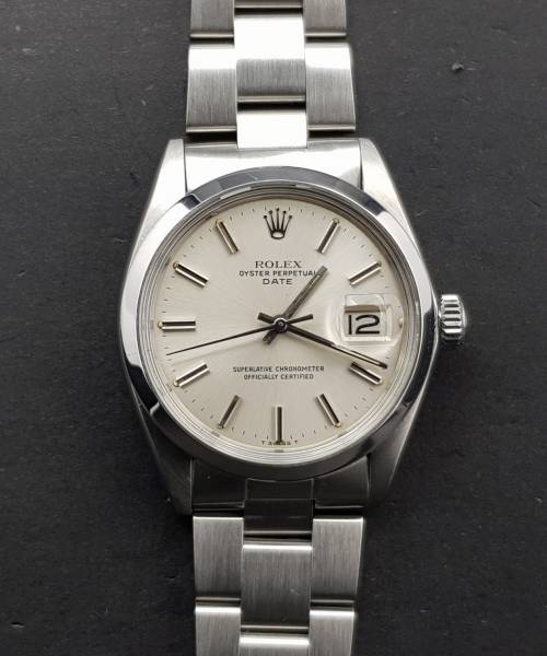 Rolex Oyster Perpetual Date 1500 34mm Good Condition Sthall Stell 14387aef3