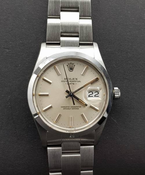 Rolex Oyster Perpetual Date 15000 34mm Whit Paper Good Condition Sthall Stell 20925aef3