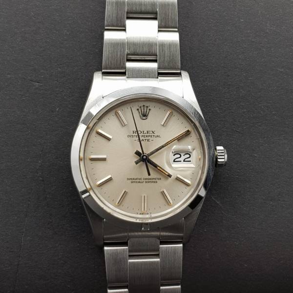 Rolex Oyster Perpetual Date 15000 34mm Whit Paper Good Condition Sthall Stell 20925aef3