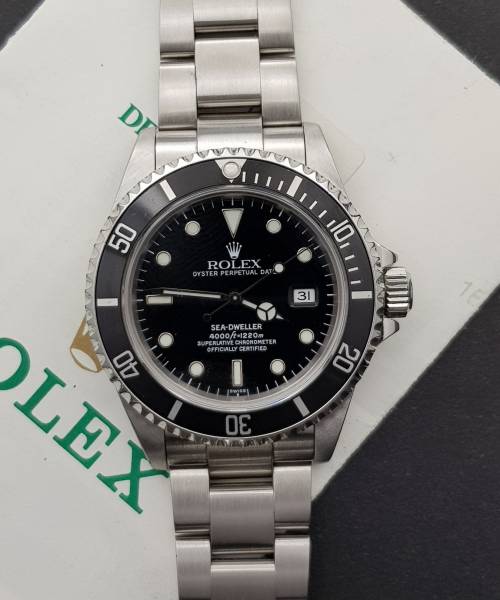 Rolex Sea-Dweller 40mm 16600 With paper Only Swiss Very Good Condition Stahl Steel 20183Aef3