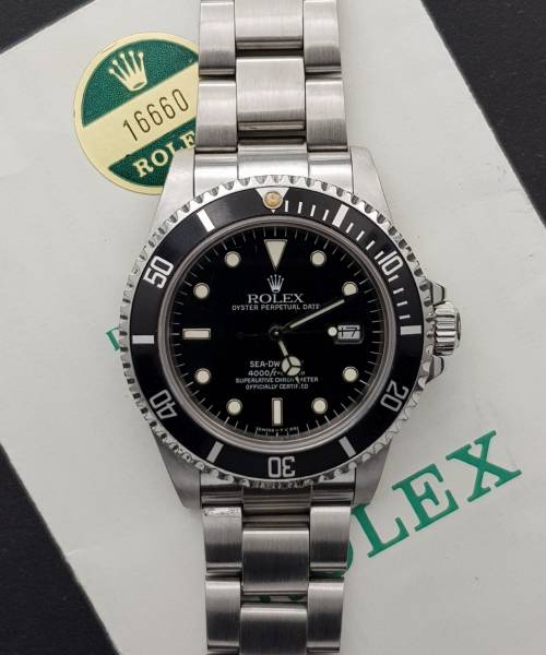 Rolex Sea-Dweller Triple Six Whit Paper 16660 Very Good Condition Stahl Steel 20764aef3