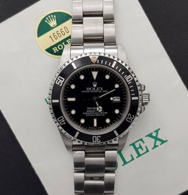 Rolex Sea-Dweller Triple Six Whit Paper 16660 Very Good Condition Stahl Steel 20764aef3