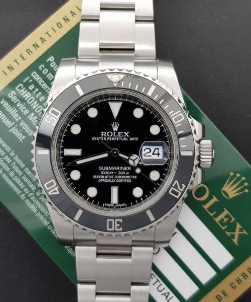 Rolex Submariner Date 116610LN 40mm Whit Card Very Good Condition Sthall stell 5189aef3