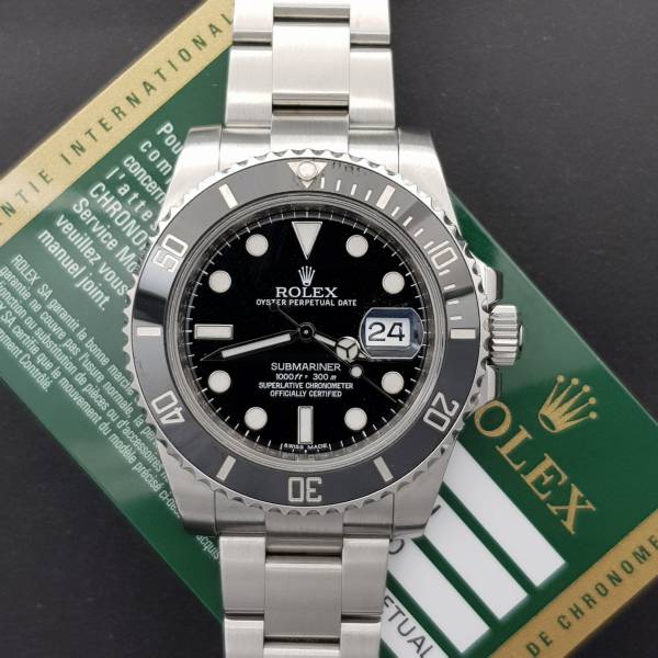 Rolex Submariner Date 116610LN 40mm Whit Card Very Good Condition Sthall stell 5189aef3