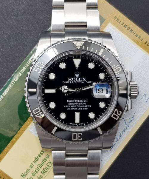 Rolex Submariner Date 116610LN With Card Very Good condition stahl steel 5217Aef3
