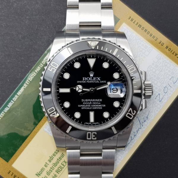 Rolex Submariner Date 116610LN With Card Very Good condition stahl steel 5217Aef3
