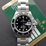 Rolex Submariner Date 40mm 16610 With Card Very Good condition sthal steel Diam1581