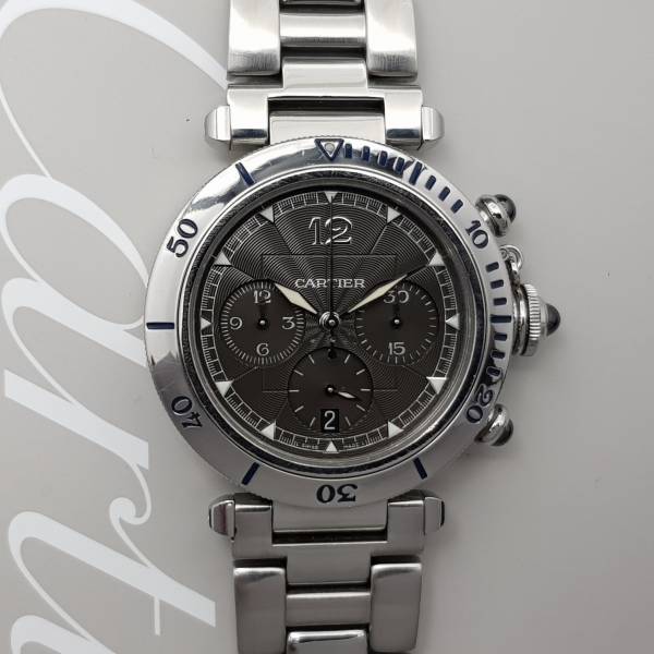 Cartier Pasha millennium bezel platinum 2113 38mm Full set Platinum Bezel Millennium limited CV.CRI