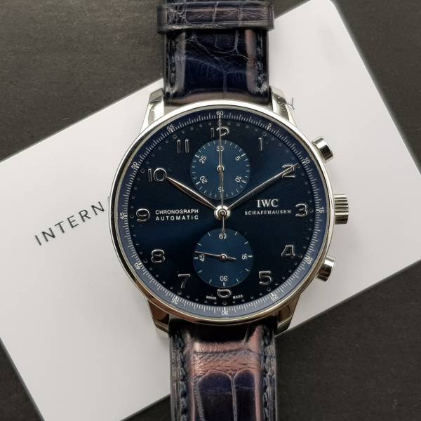 IWC Chronograph Portuguese IW371491 With Card Mint condition stahl steel 85CLApri
