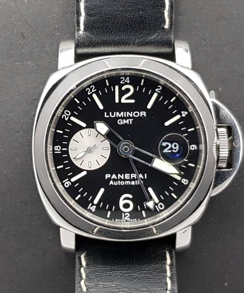 Panerai Luminor Gmt 44mm OP6554 Good condition stahl steel Diam1434