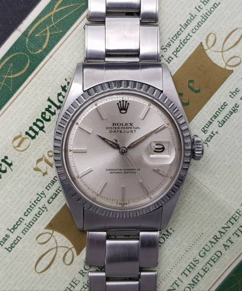 Rolex Datejust 36mm 1603 With Paper and COSC Very Good condition steel 193Afr