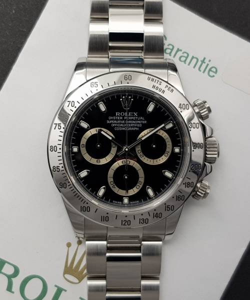 Rolex Daytona 116520 With Paper Very Good Condition Stahl Steel 52Frgiu