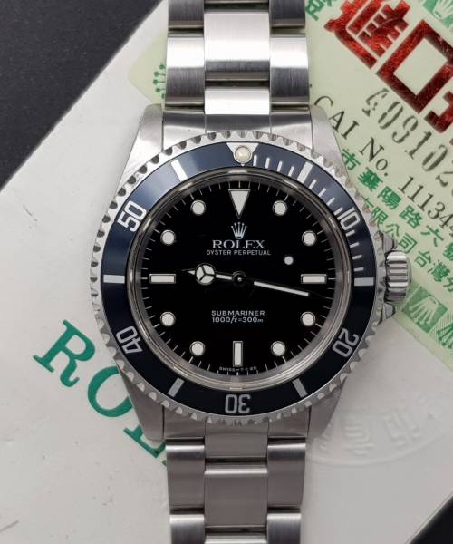 Rolex Submariner No Date 40mm 14060 With Paper very Condition Stahl Steel 22025Blum1