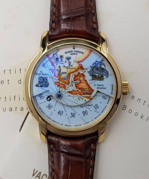 Vacheron Constantin To Great Explorers Metiers D'art Full set Very Good condition 18Kt Gold cv.777