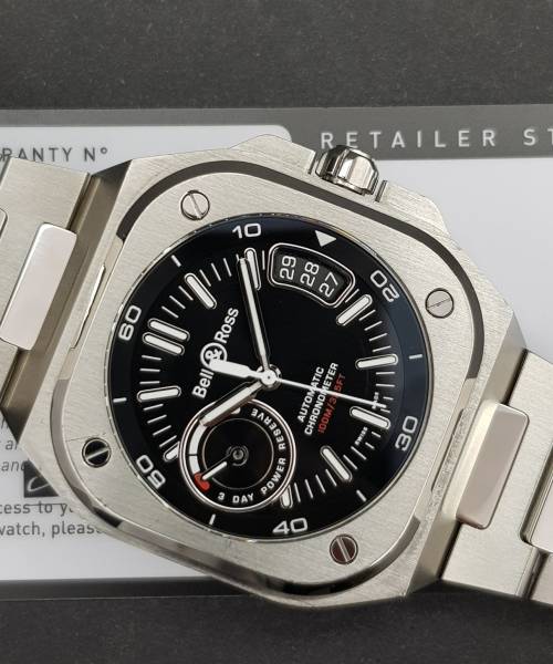 Bell & Ross Br-x5 BRX5R-BL-ST/SST 41mm Full Set Good condition steel 88XXX02No