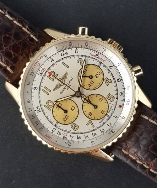Breitling Navitimer K30022 Navitimer 38mm Very Good condition Gold 18k 34XXHK2