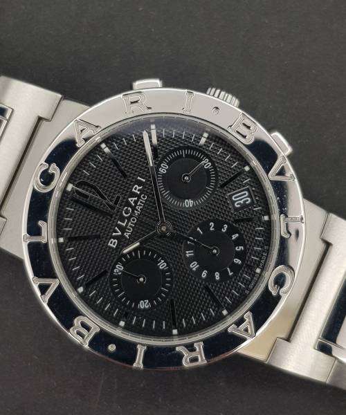 Bulgari Bulgari Bb38ssch BB 38 SS CH 38mm Very Good condition stahl steel 10XXX02Nov