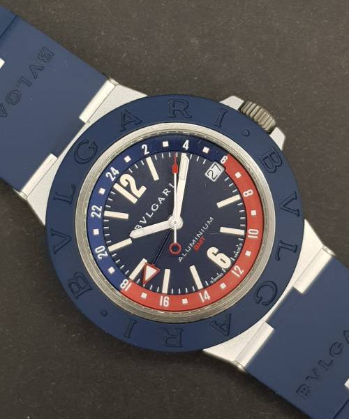 Bulgari Bulgari Gmt BB40ATGMT 40mm Box Good condition alluminium 41XXX02Nov