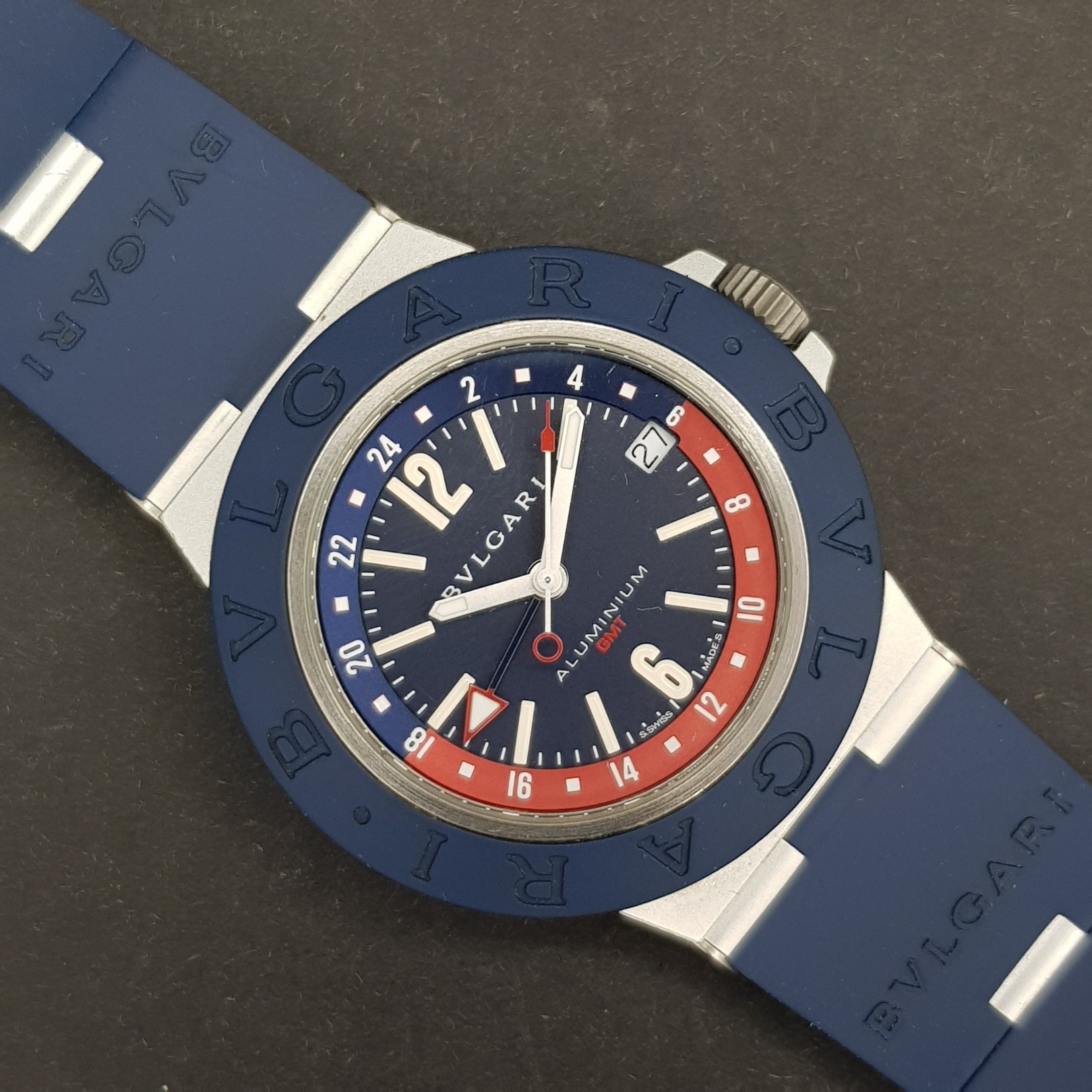 Bulgari Bulgari Gmt BB40ATGMT 40mm Box Good condition alluminium 41XXX02Nov