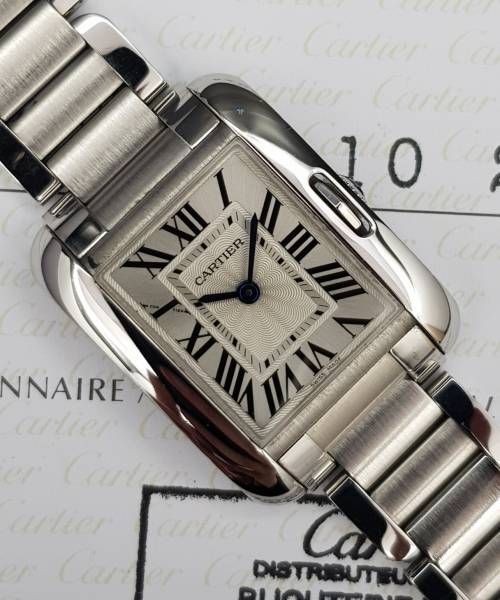 Cartier Tank Anglaise 3485 30.2mm With Paper Quarz Very Good condition 478CLNov25