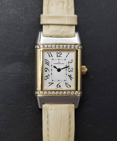 Jaeger-LeCoultre Reverso 265.5.08 24mm Good condition steel and gold 115DiamRep