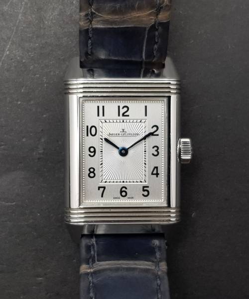 Jaeger-LeCoultre Reverso Duetto 211.8.44 Whit Diamond Good condition Stahl steel 107DiamRep