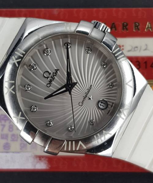 Omega Constellation Quartz 12312356052001 Constellation 35mm Whit Card Steel 26xxhk2